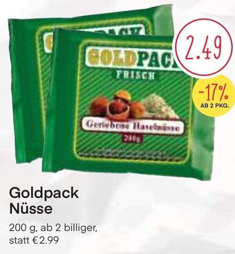 MPreis Goldpack Nüsse 200 g Angebot