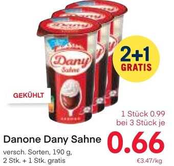 MPreis Danone Dany Sahne 190 g Angebot