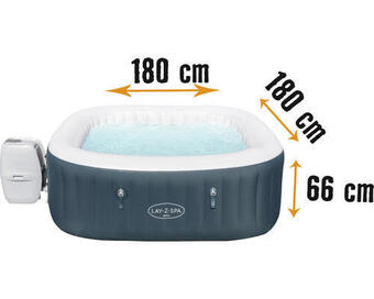 Hornbach Aufblasbarer whirlpool bestway lay-z-spa inkl. kartuschenfilteranlage, hochleistungs-heizsystem, frostwächter-technologie & s Angebot