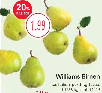 MPreis Williams Birnen Angebot