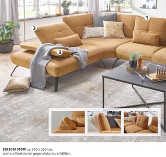 Polstermöbel Fischer ECKSOFA STOFF ca. 290 x 250 cm Angebot