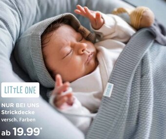 LITTLE ONE NUR BEI UNS Strickdecke versch. Farben