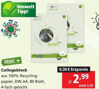 Pagro Diskont Collegeblock Angebot