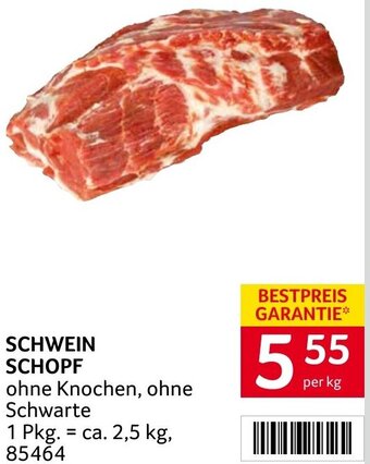 Transgourmet SCHWEIN SCHOPF per kg Angebot