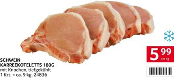 Transgourmet SCHWEIN KARREEKOTELETTS 180G Angebot