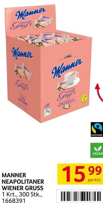 Transgourmet MANNER NEAPOLITANER WIENER GRUSS Angebot
