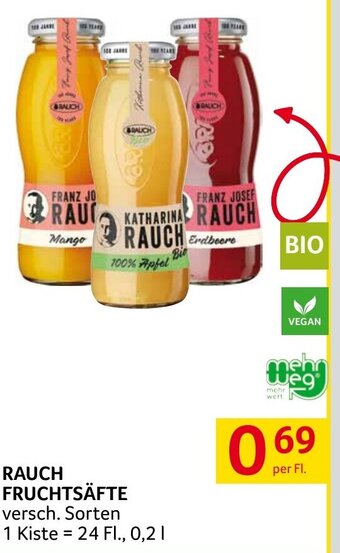 Transgourmet RAUCH FRUCHTSÄFTE per Fl. Angebot