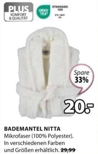JYSK BADEMANTEL NITTA Angebot