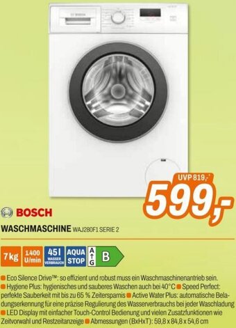 Expert BOSCH WASCHMASCHINE WAJ280F1 SERIE 2 Angebot