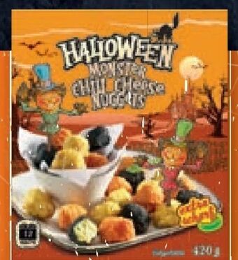 Lidl Halloween monster chili cheese nuggets Angebot
