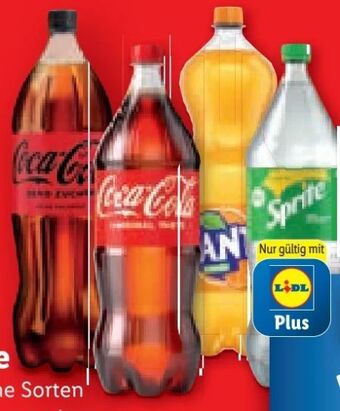 Lidl Coca cola limonade Angebot