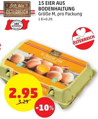 PENNY 15 EIER AUS BODENHALTUNG Angebot