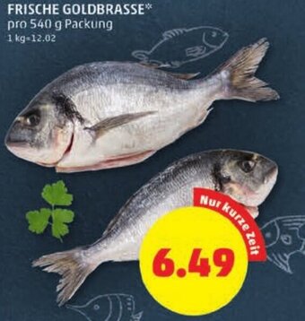 PENNY FRISCHE GOLDBRASSE pro 540 g Packung Angebot