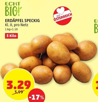 PENNY ERDÄPFEL SPECKIG Kl. II, pro Netz Angebot