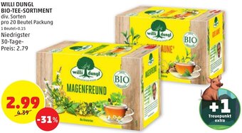 PENNY WILLI DUNGL BIO-TEE-SORTIMENT Angebot