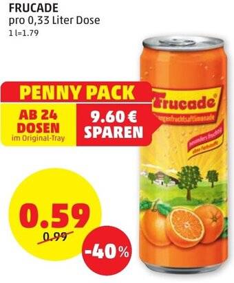 PENNY FRUCADE pro 0,33 Liter Dose Angebot