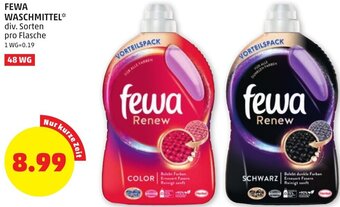 PENNY FEWA WASCHMITTEL pro Flasche Angebot