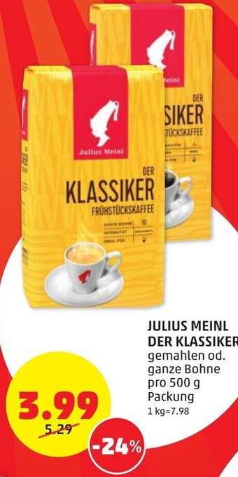 PENNY JULIUS MEINL DER KLASSIKER Angebot