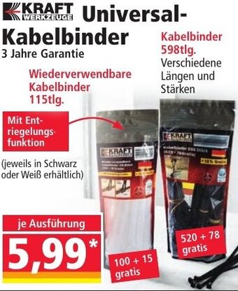 Norma Universal- Kabelbinder Angebot