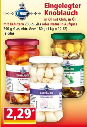 Norma Eingelegter Knoblauch Angebot