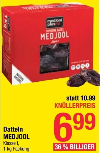 Maximarkt Datteln MEDJOOL Klasse I, 1 kg Packung Angebot