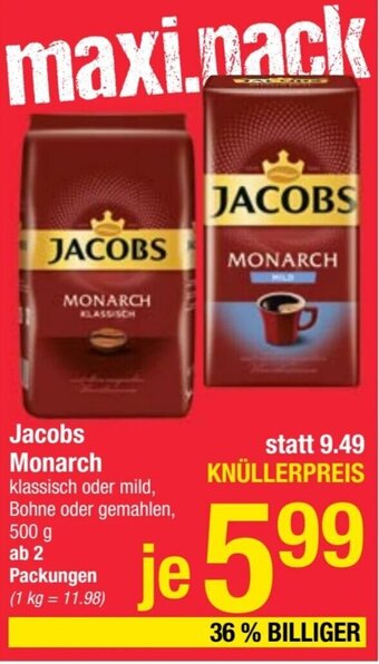 Maximarkt Jacobs Monarch Angebot