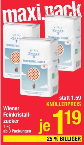 Maximarkt Wiener Feinkristall-zucker 1 kg Angebot
