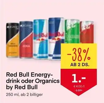 MPreis Red Bull Energy Drink Oder Organics 250 ml Angebot