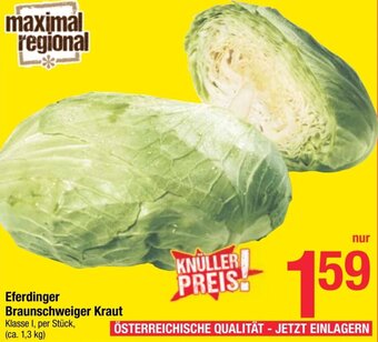 Maximarkt Eferdinger Braunschweiger Kraut Angebot