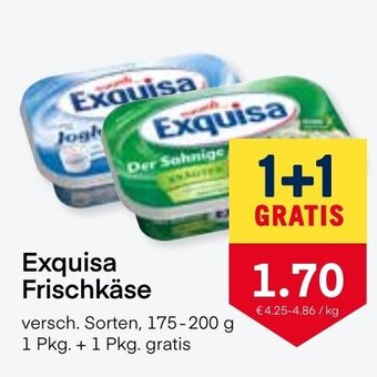 MPreis Exquisa Frischkäse 175-200g Angebot