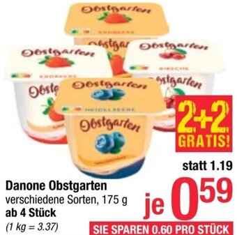 Maximarkt Danone Obstgarten 175 g Angebot