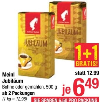 Maximarkt Meinl Jubiläum 500 g Angebot