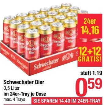 Maximarkt Schwechater Bier 0,5 Liter Angebot