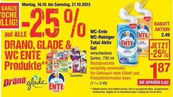 Maximarkt WC-Ente WC-Reiniger Total Aktiv Gel Angebot