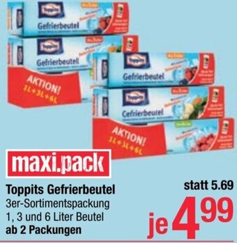 Maximarkt Toppits Gefrierbeutel Angebot