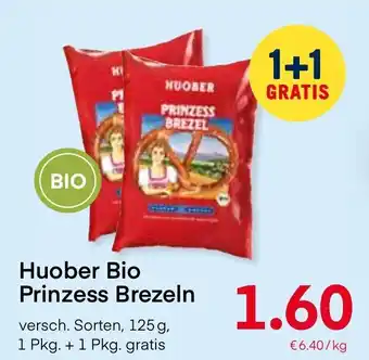 MPreis Huober Bio Prinzess Brezeln 125g Angebot