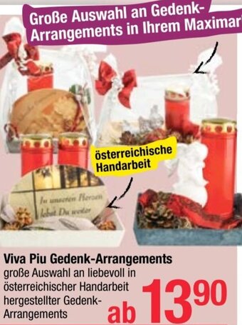 Maximarkt Viva Piu Gedenk-Arrangements Angebot