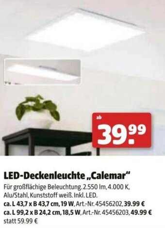 Hagebau LED-Deckenleuchte ,,Calemar" Angebot