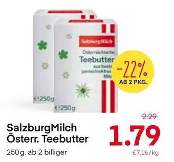 MPreis SalzburgMilch Österr. Teebutter 250g Angebot