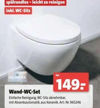 Hagebau Wand-WC-Set Angebot