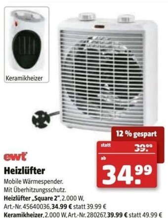 Hagebau Heizlüfter Angebot