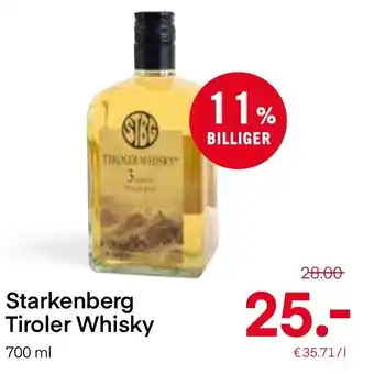 MPreis Starkenberg Tiroler Whisky 700ml Angebot