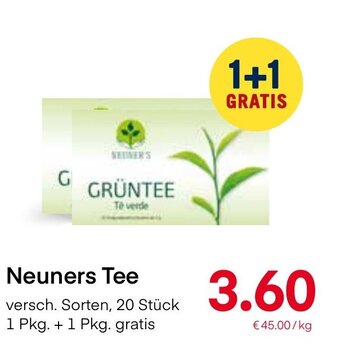 MPreis Neuners Tee Angebot