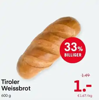 MPreis Tiroler Weissbrot 600g Angebot
