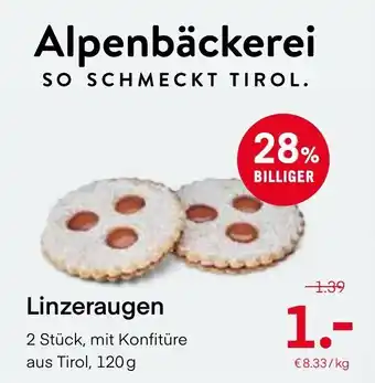 MPreis Linzeraugen 120g Angebot