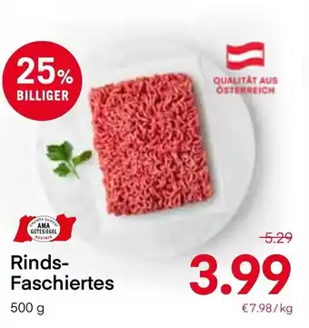 MPreis Rinds-Faschniertes 500g Angebot