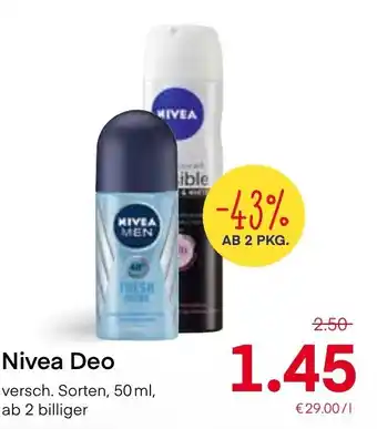 MPreis Nivea Deo Angebot