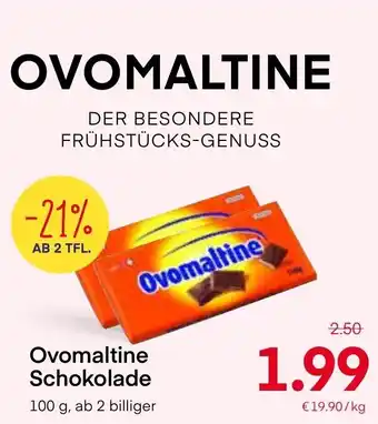 MPreis Ovomaltine Schokolade 100g Angebot