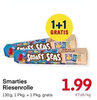 MPreis Smarties Riesenrolle 130g Angebot