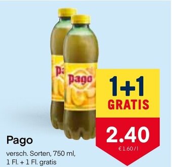 MPreis Pago 750ml Angebot